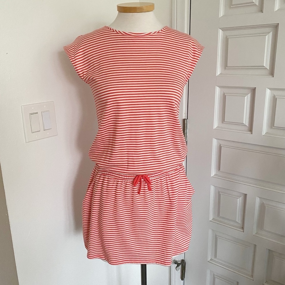 NWT Vince Orange & White Striped Dress Romper-looking